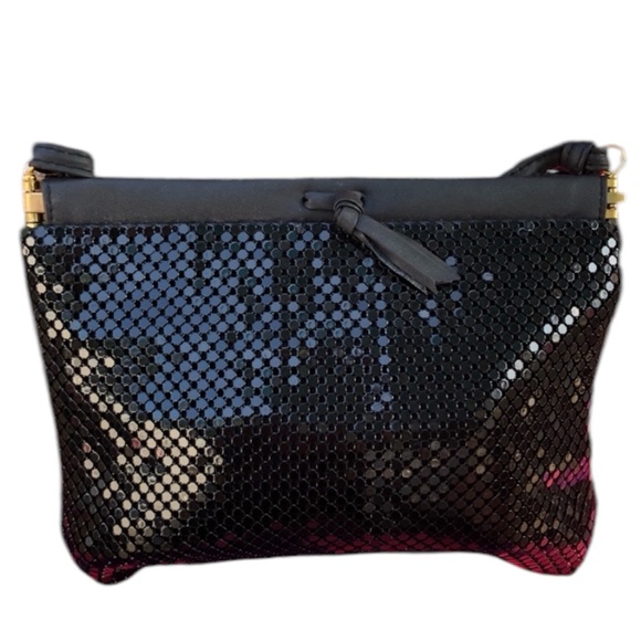 Vintage Black Metal Mesh Whiting & Davis Purse - Picture 1 of 4